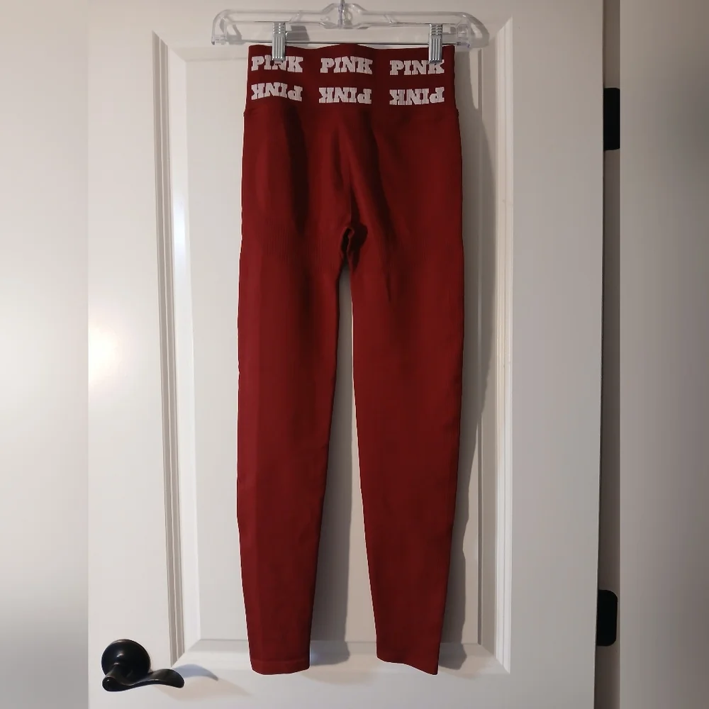 PINK Victoria's Secret Red Leggings Set - Picture 4 of 9